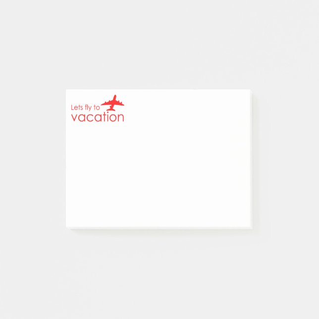 Lasse Urlaub Post-it Klebezettel (Vorderseite)