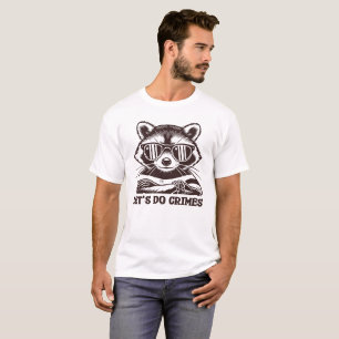 Lasse Verbrechen, Raccoon Funny T-Shirt