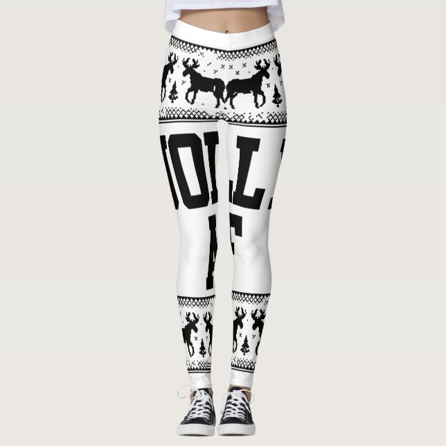 Lasse Weihnachten Weihnachten Weihnachten Abend Pa Leggings (Vorderseite)