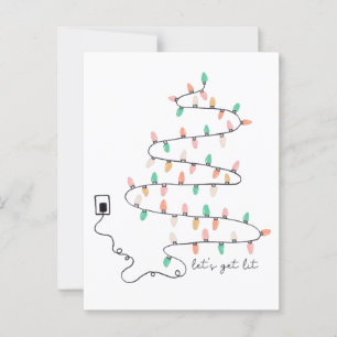 Lasse Weihnachts-Zitat Postkarte