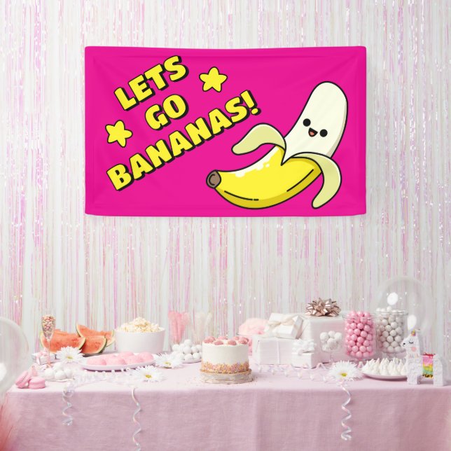 Lasse zu Bananen! Banner (Party)