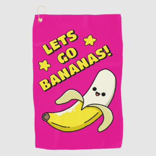 Lasse zu Bananen! Golfhandtuch