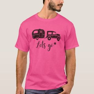 Lasse zu wandern Camping Glamping Grafik für Männe T-Shirt