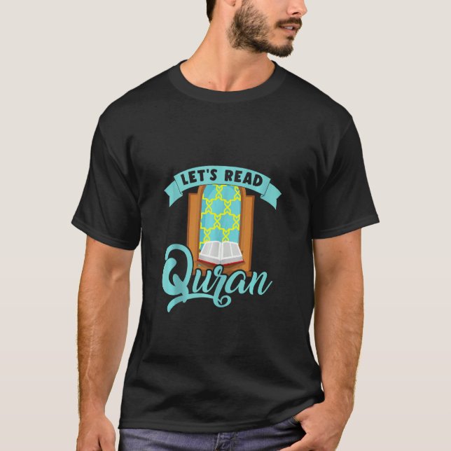 Lassen Lesen Sie das Quran-Moschee-Gebet Mat Rel T-Shirt (Vorderseite)