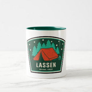 Lassen National Forest Camping Zweifarbige Tasse