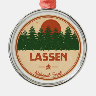 Lassen National Forest Ornament Aus Metall