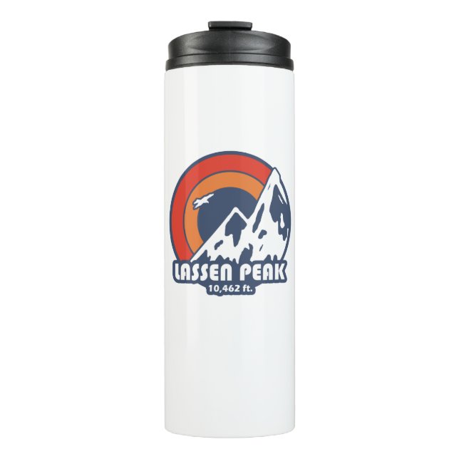 Lassen Peak California Sun Eagle Thermosbecher (Vorderseite)