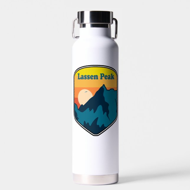 Lassen Peak California Sunrise Trinkflasche (Vorne)