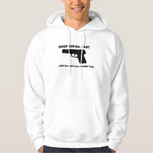 "lassen Sie 200 lbs schnell, Doppeltes anstechen" Hoodie