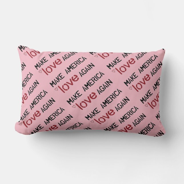 Lassen Sie Amerika-Liebe wieder pillow Lendenkissen (Vorderseite)
