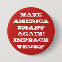 Lassen Sie Amerika Smart wieder Pinback Knopf