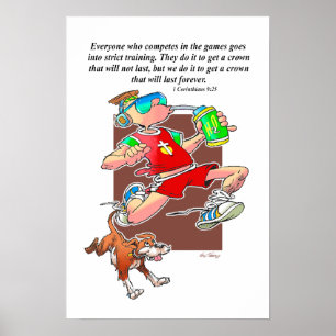 Lassen Sie das gute Rennen laufen Poster