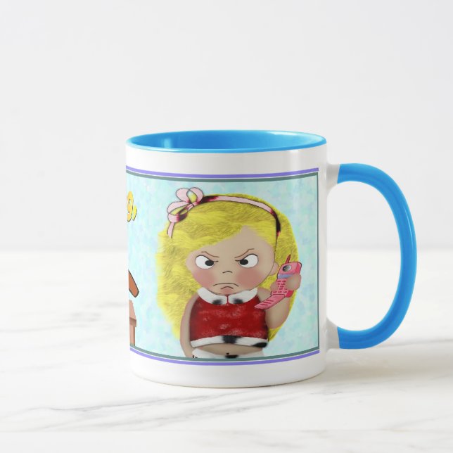 Lassen Sie den Druck anfangen Tasse (Rechts)