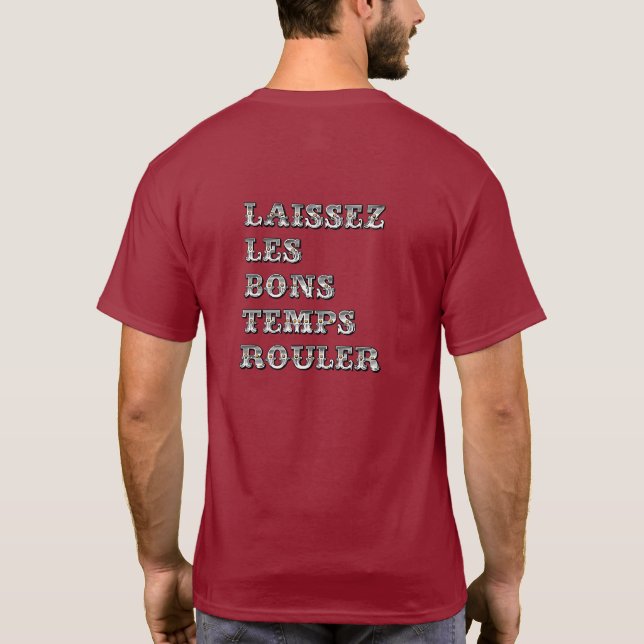 Lassen Sie den guten Zeit-Rollenkarneval T-Shirt (Rückseite)