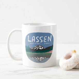 Lassen Sie den Nationalpark Berg Vulkan California Kaffeetasse