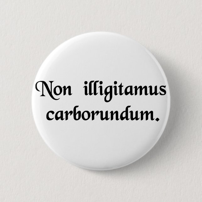 Lassen Sie die bastard Sie nicht unten reiben Button (Vorderseite)