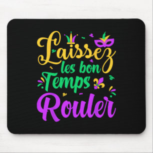 Lassen Sie die guten Zeiten bei passendem Mardi Gr Mousepad