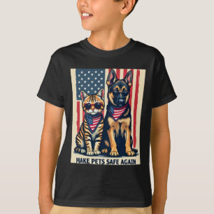 Lassen Sie die Haustiere für Trump Mega 202 wieder T-Shirt