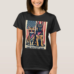 Lassen Sie die Haustiere für Trump Mega 202 wieder T-Shirt