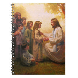 Lassen Sie die kleinen Kinder zu mir kommen Notizblock