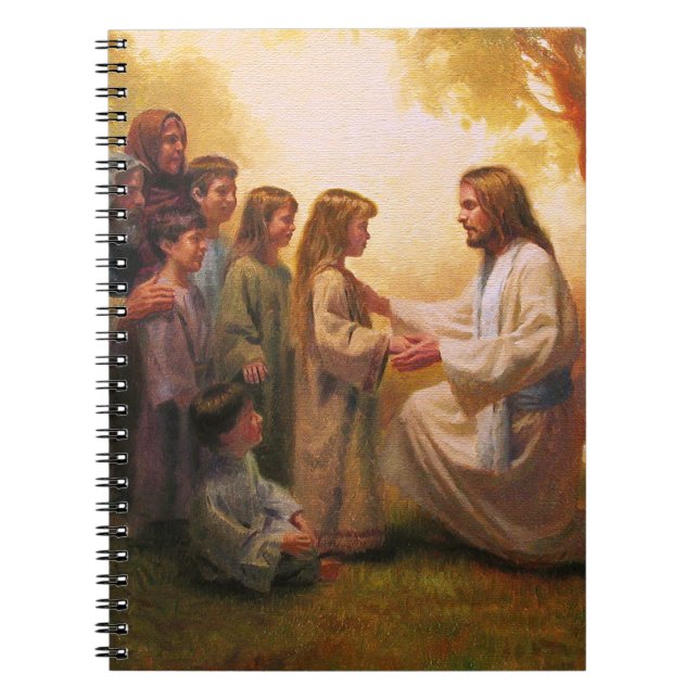 Lassen Sie die kleinen Kinder zu mir kommen Notizblock (Vorderseite)