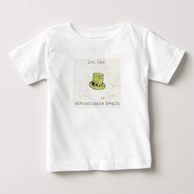 Lassen Sie die Shenanigans | glückliche Süssen Baby T-shirt (Vorderseite)