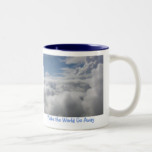 Lassen Sie die Welt weggehen,… Zweifarbige Tasse