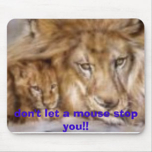 lassen Sie eine Maus Sie nicht stoppen!! Mousepad