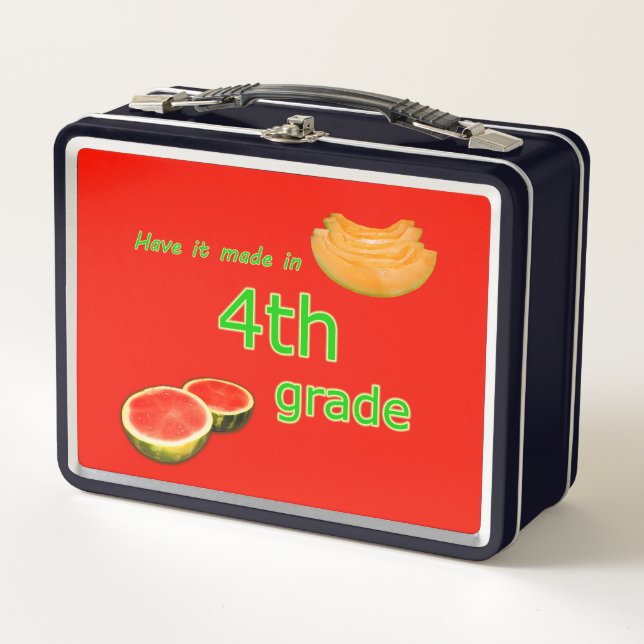 Lassen Sie es in der 4. Metall Brotdose (Vorderseite)