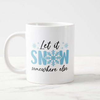Lassen Sie es irgendwo anders schlafen - Funny Win Jumbo-Tasse