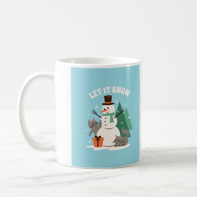 Lassen Sie es Schnee Kaffee Tasse (Links)