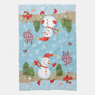 Lassen Sie es Schnee Küchentuch B