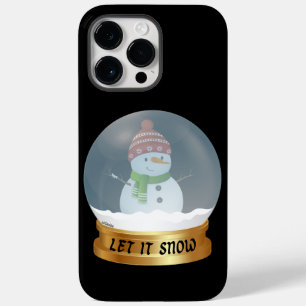 LASSEN SIE ES SCHNEE lustige Schneemann in der Wel Case-Mate iPhone 14 Pro Max Hülle