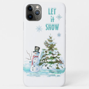 Lassen Sie es Schnee Pastel Blauer Weihnachtsbaum  Case-Mate iPhone Hülle