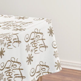 Lassen Sie es Schnee Tablecloth Feiertag Weihnacht Tischdecke