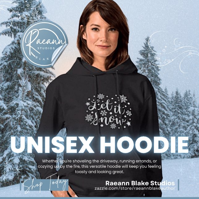 Lassen Sie es Schnee Wintertime Unisex Hoodie (Von Creator hochgeladen)