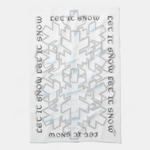 LASSEN SIE ES SCHNEEN HANDTUCH