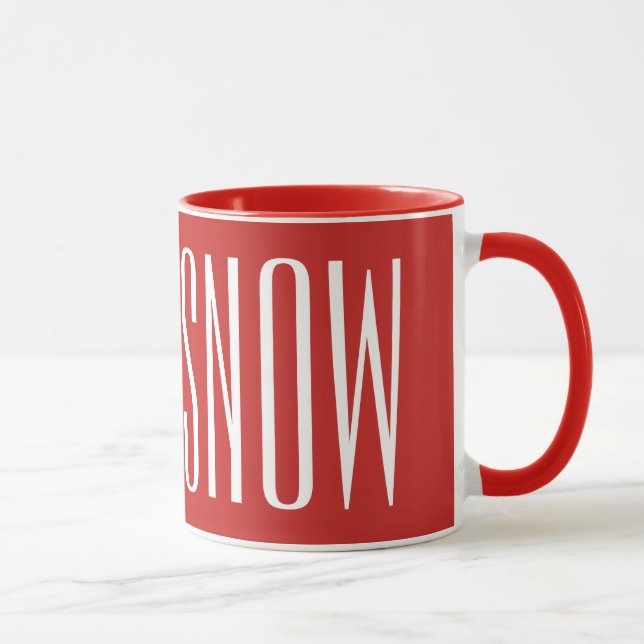 LASSEN SIE ES SCHNEEN | TASSE (Rechts)