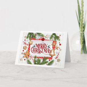 *LASSEN SIE ES SCHNEEN* WAS CHRISTMAS IHNEN ZU URL FEIERTAGSKARTE