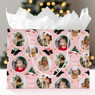 Lassen Sie es schneeweißen Dog Fun Custom Foto ros Große Geschenktüte