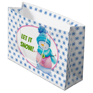 Lassen Sie es schneit Große Geschenktüte