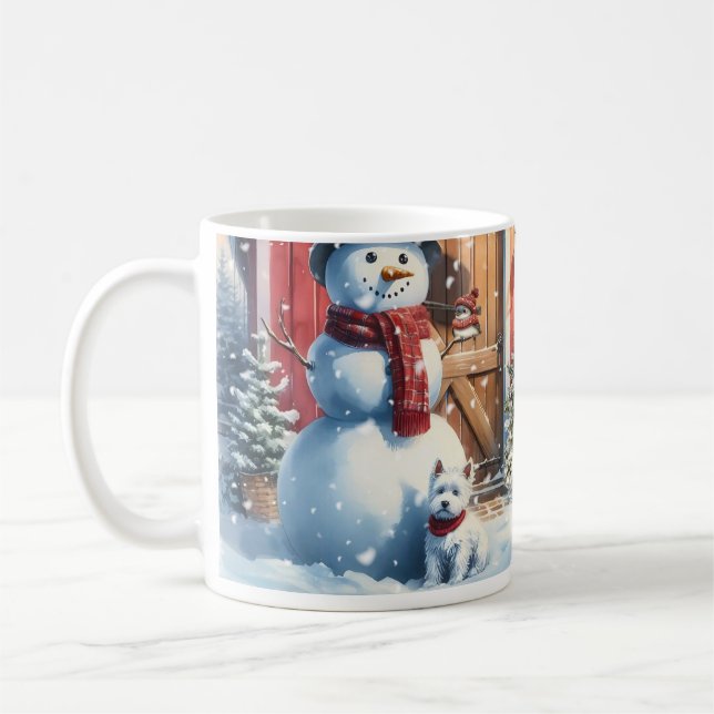 Lassen Sie es schneit Kaffeetasse (Links)