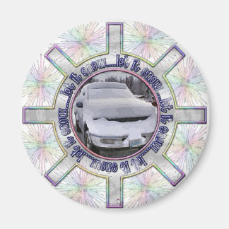 Lassen Sie es schneit Magnet