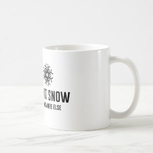 Lassen Sie es schneit Tasse