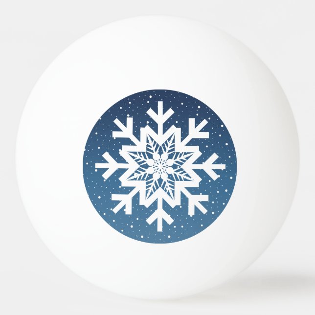 Lassen Sie es schneit Tischtennisball (Vorderseite)