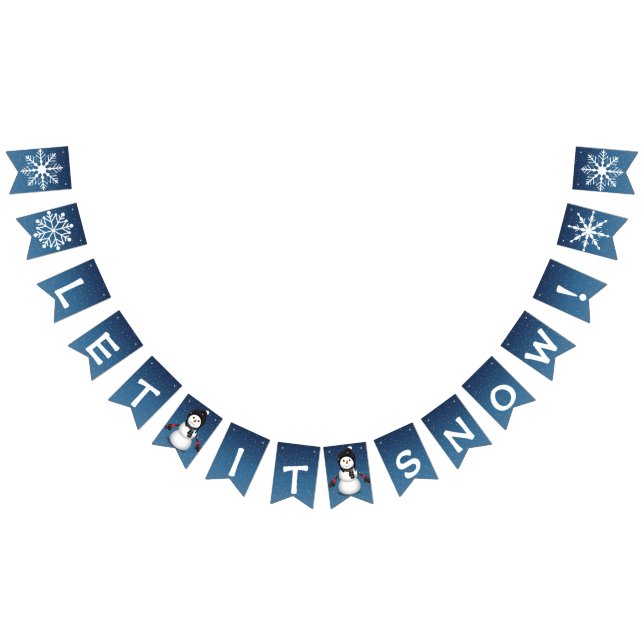 Lassen Sie es schneit Wimpelkette (Alle)