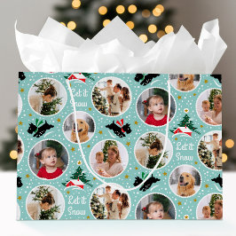 Lassen Sie es Scottie Dog Fun Custom Foto Minze Große Geschenktüte