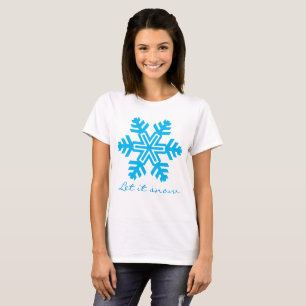 Lassen Sie es sich seltsam schneien, anpassbar T-Shirt