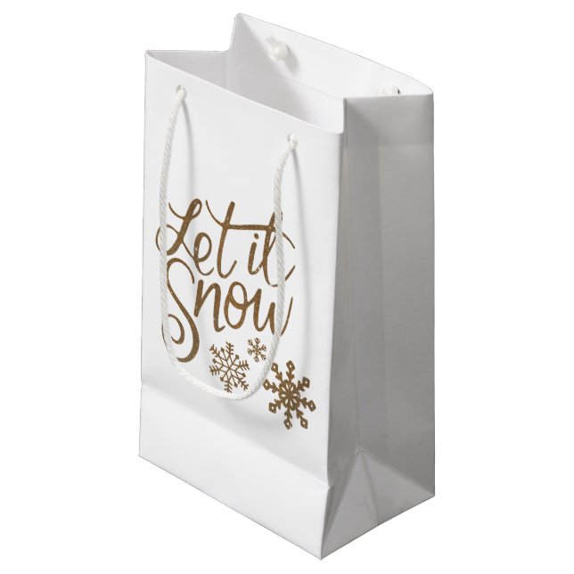 Lassen Sie es verschneiden Tasche Kleine Geschenktüte (Vorderseite Schrägansicht)