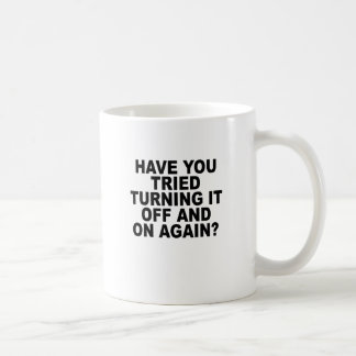 lassen Sie es, weg von an wieder zu drehen Tasse